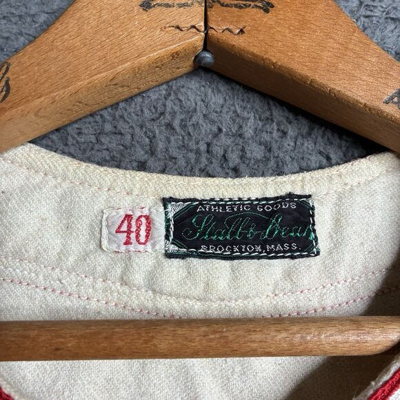 Vintage 50’s Stall & Dean Baseball Jersey Men’s Size 40 (Large) 22x27 Skate Rink - Picture 3 of 16